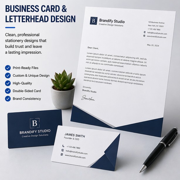 Business card & letterhead design