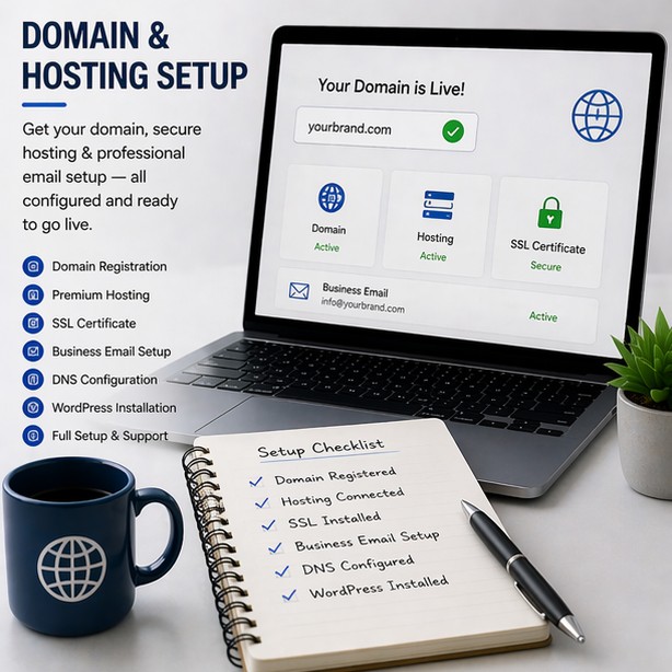 Domain & hosting setup