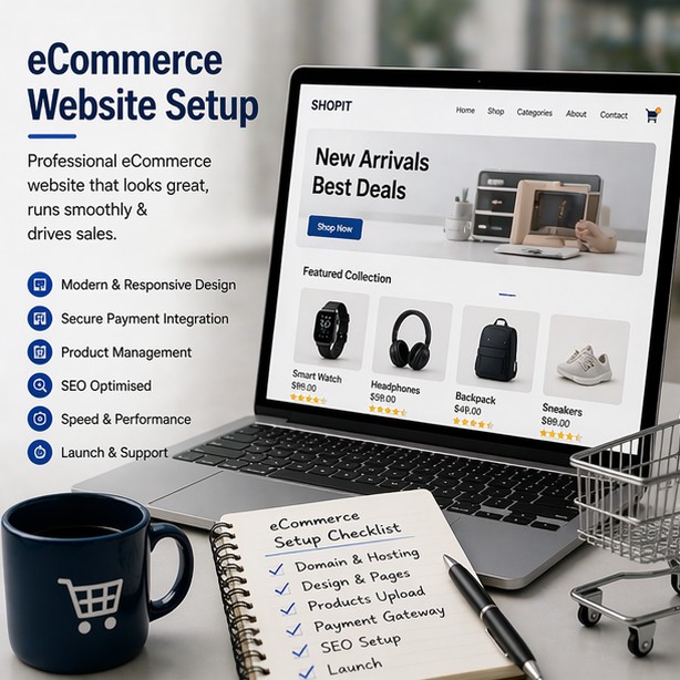 eCommerce website setup