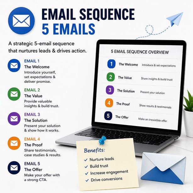 Email sequence — 5 emails