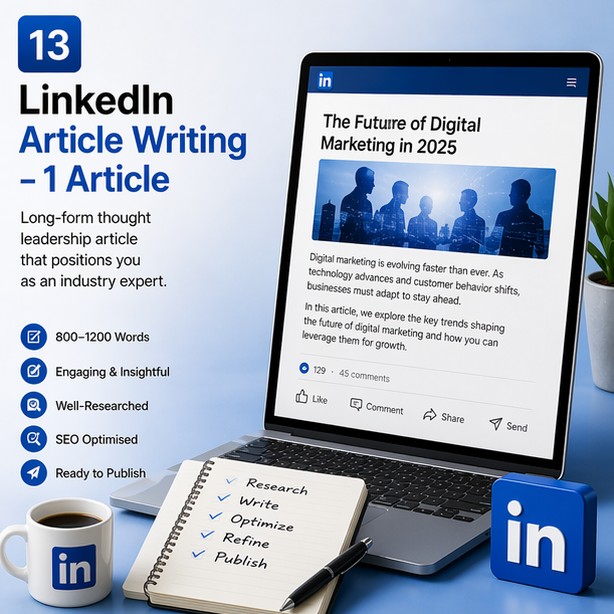 LinkedIn article writing — 1 article