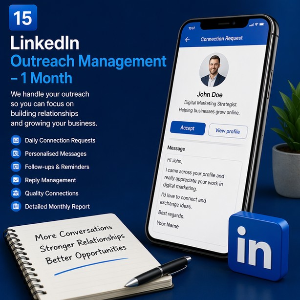 LinkedIn outreach management — 1 month
