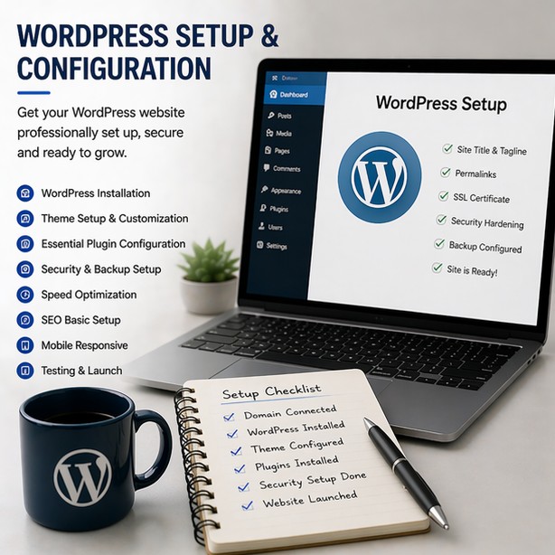 WordPress setup & configuration
