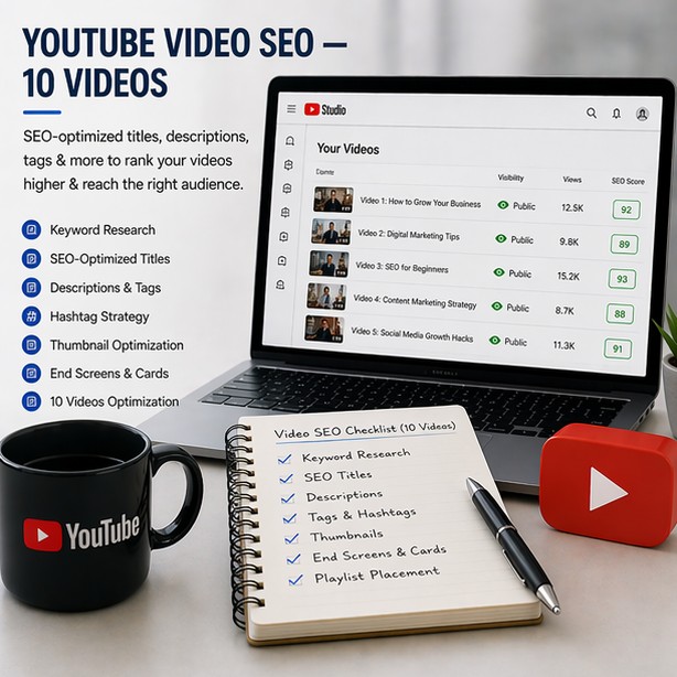 YouTube video SEO — 10 videos